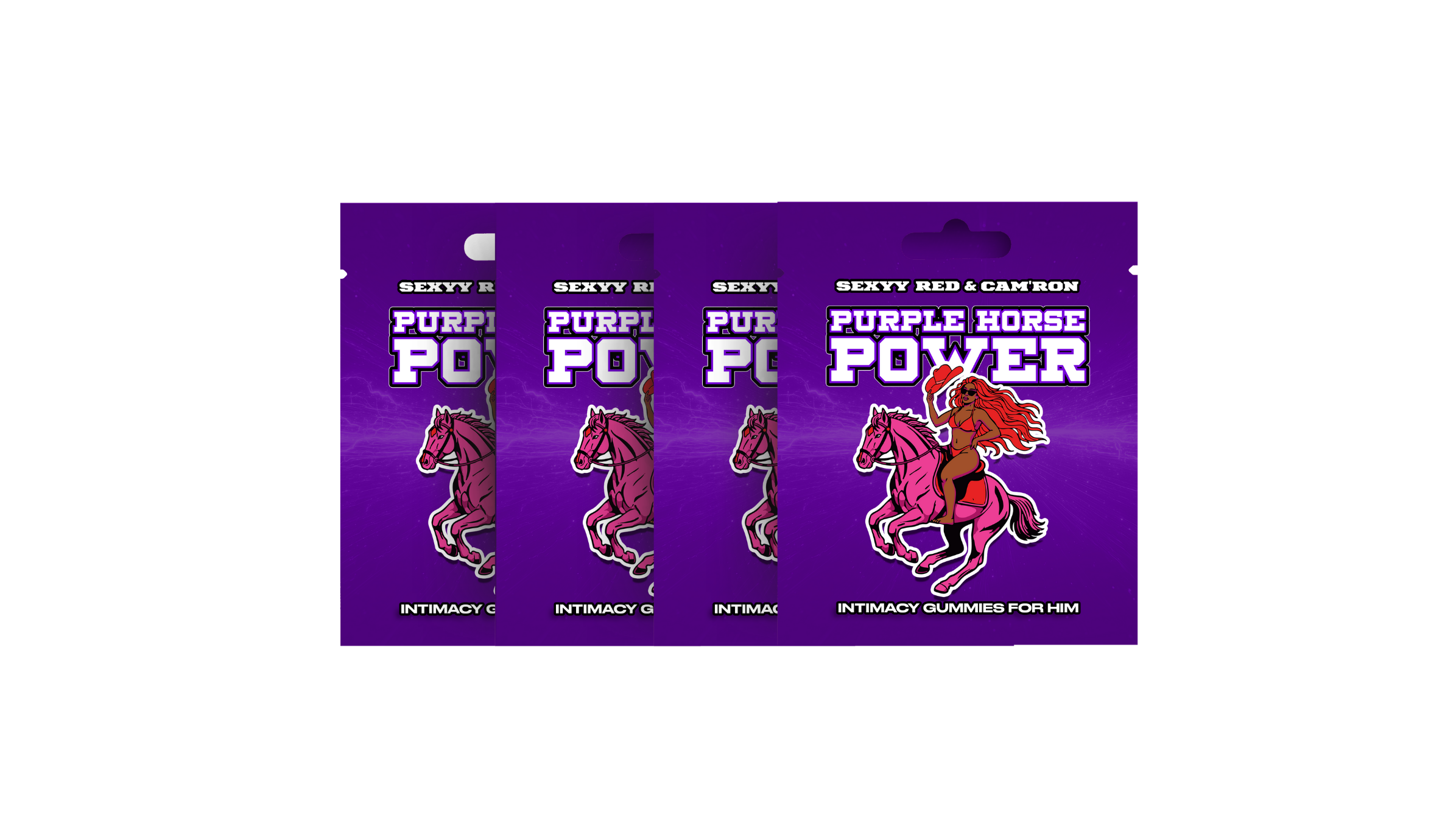 *PRE-ORDER* Purple Horse Power | 4-Pack